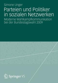Couverture de l’ouvrage Parteien und Politiker in sozialen Netzwerken
