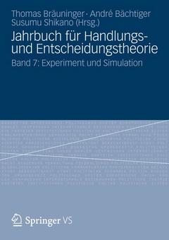 Couverture de l’ouvrage Jahrbuch für Handlungs- und Entscheidungstheorie