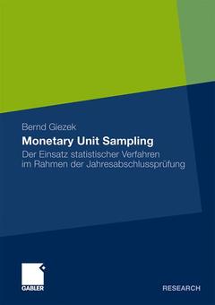 Couverture de l’ouvrage Monetary Unit Sampling