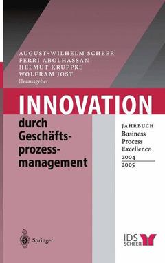 Cover of the book Innovation durch Geschäftsprozessmanagement