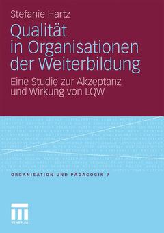 Cover of the book Qualität in Organisationen der Weiterbildung