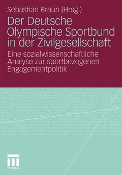 Couverture de l’ouvrage Der Deutsche Olympische Sportbund in der Zivilgesellschaft