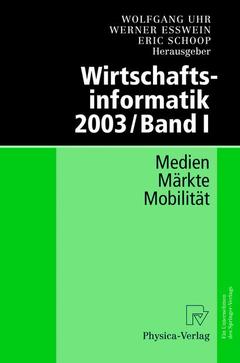 Cover of the book Wirtschaftsinformatik 2003/Band I
