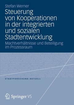 Cover of the book Steuerung von Kooperationen in der integrierten und sozialen Stadtentwicklung