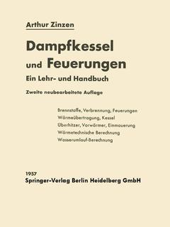 Cover of the book Dampfkessel und Feuerungen