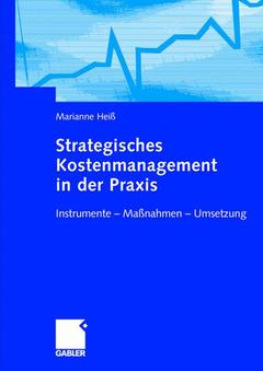 Couverture de l’ouvrage Strategisches Kostenmanagement in der Praxis