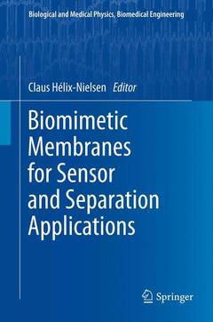Couverture de l’ouvrage Biomimetic Membranes for Sensor and Separation Applications