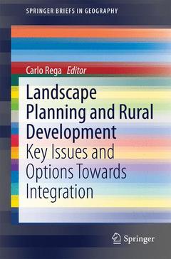 Cover of the book Landscape Planning and Rural Development