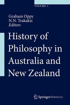 Cover of the book History of Philosophy in Australia and New Zealand