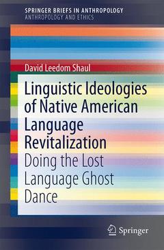 Couverture de l’ouvrage Linguistic Ideologies of Native American Language Revitalization