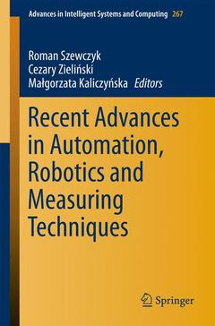Couverture de l’ouvrage Recent Advances in Automation, Robotics and Measuring Techniques