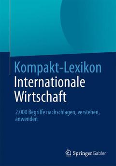 Couverture de l’ouvrage Kompakt-Lexikon Internationale Wirtschaft