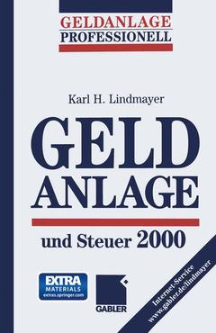 Couverture de l’ouvrage Geldanlage und Steuer 2000