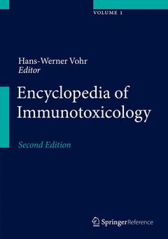 Couverture de l’ouvrage Encyclopedia of Immunotoxicology