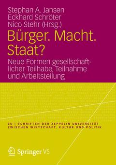 Couverture de l’ouvrage Bürger. Macht. Staat?