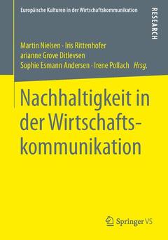 Cover of the book Nachhaltigkeit in der Wirtschaftskommunikation