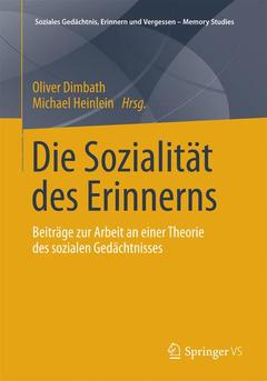 Couverture de l’ouvrage Die Sozialität des Erinnerns