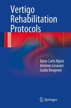 Couverture de l’ouvrage Vertigo Rehabilitation Protocols
