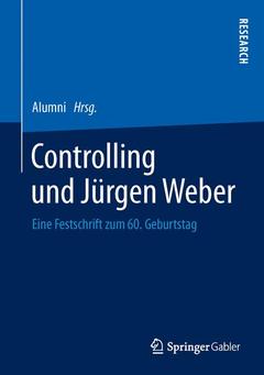 Couverture de l’ouvrage Controlling und Jürgen Weber