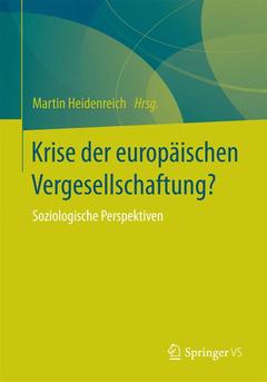 Cover of the book Krise der europäischen Vergesellschaftung?