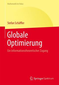 Couverture de l’ouvrage Globale Optimierung