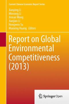 Cover of the book Report on Global Environmental Competitiveness (2013)