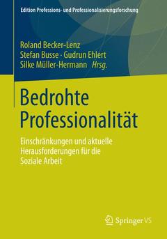 Couverture de l’ouvrage Bedrohte Professionalität