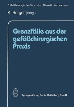 Cover of the book Grenzfälle aus der gefäßchirurgischen Praxis