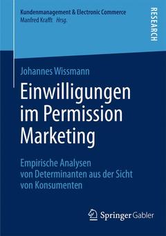 Couverture de l’ouvrage Einwilligungen im Permission Marketing