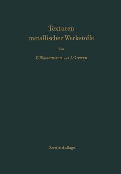 Cover of the book Texturen metallischer Werkstoffe