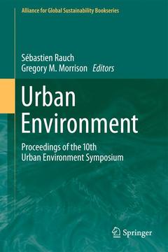 Couverture de l’ouvrage Urban Environment