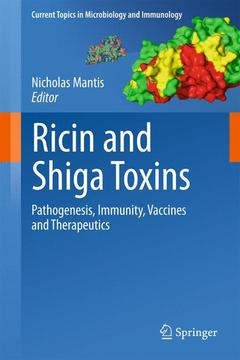 Couverture de l’ouvrage Ricin and Shiga Toxins