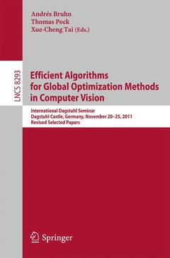 Couverture de l’ouvrage Efficient Algorithms for Global Optimization Methods in Computer Vision