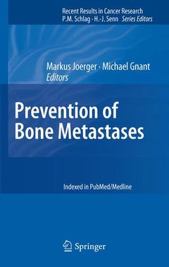 Couverture de l’ouvrage Prevention of Bone Metastases