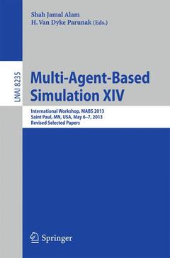 Couverture de l’ouvrage Multi-Agent-Based Simulation XIV