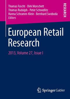 Cover of the book European Retail Research