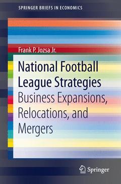 Couverture de l’ouvrage National Football League Strategies