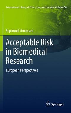 Couverture de l’ouvrage Acceptable Risk in Biomedical Research