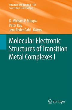 Cover of the book Molecular Electronic Structures of Transition Metal Complexes I