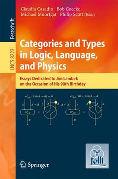 Cover of the book Categories and Types in Logic, Language, and Physics