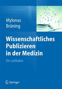 Couverture de l’ouvrage Wissenschaftliches Publizieren in der Medizin