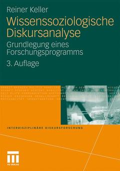 Couverture de l’ouvrage Wissenssoziologische Diskursanalyse