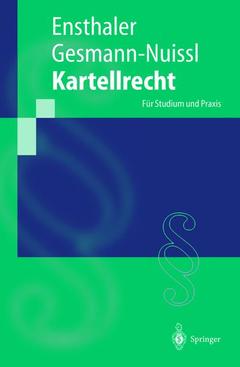 Cover of the book Kartellrecht