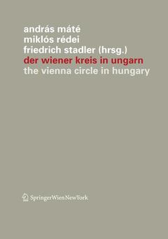 Couverture de l’ouvrage Der Wiener Kreis in Ungarn