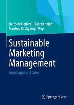 Couverture de l’ouvrage Sustainable Marketing Management