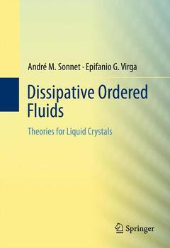 Couverture de l’ouvrage Dissipative Ordered Fluids