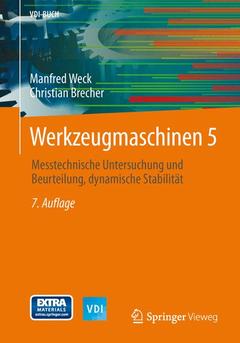 Couverture de l’ouvrage Werkzeugmaschinen 5