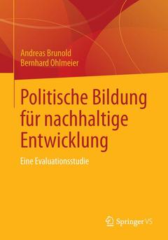 Cover of the book Politische Bildung für nachhaltige Entwicklung