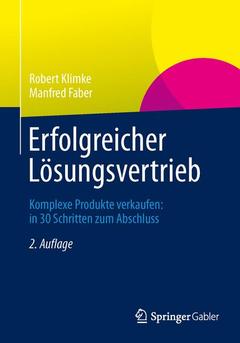 Cover of the book Erfolgreicher Lösungsvertrieb