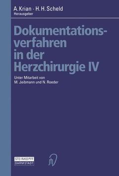 Cover of the book Dokumentationsverfahren in der Herzchirurgie IV